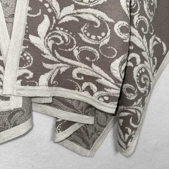 NEW Soft Surroundings Womens One Size Wrap Shawl Cape Metallic Shimmer - Picture 5 of 8